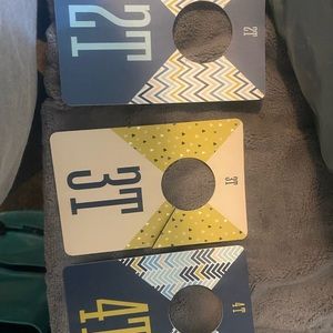 Baby clothes closet organizer